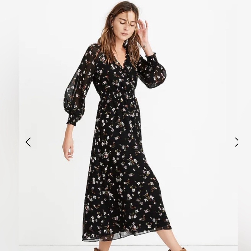 Madewell georgette dress